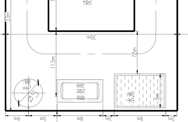 30TPD Rice Bran Oil Factory Planning Drawing